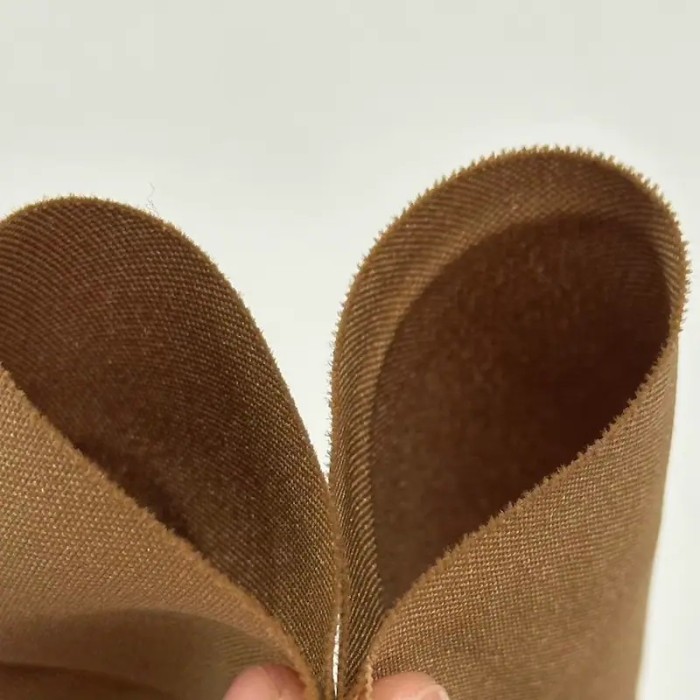Tissu polyester uni camel Tissu polyester uni camel