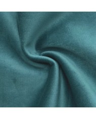 Tisssu velours polaire entoilé feutre occultant polyester uni bleu canard Tisssu velours polaire entoilé feutre occultant polyester uni bleu canard