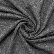 Tissu jersey polyester élasthanne uni gris foncé Tissu jersey polyester élasthanne uni gris foncé