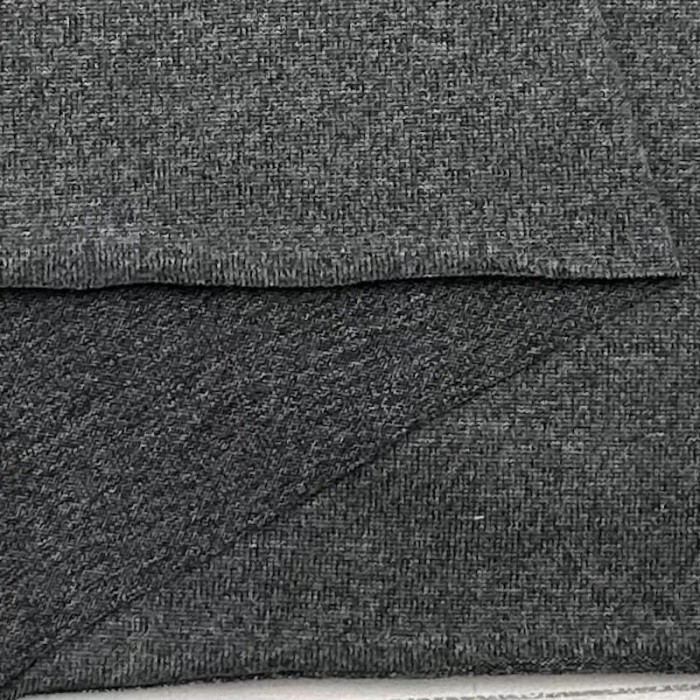 Tissu jersey polyester élasthanne uni gris foncé Tissu jersey polyester élasthanne uni gris foncé