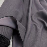 Tissu Occultant Polyester Texturée Grainé Uni gris violeté