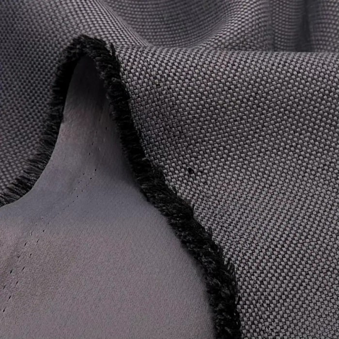 Tissu Occultant Polyester Texturée Grainé Uni gris violeté