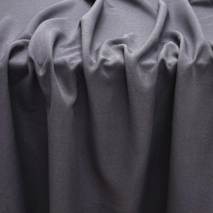 Tissu Occultant Polyester Texturée Grainé Uni gris violeté