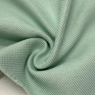 Tissu Occultant Polyester Aspect Grainé Uni Vert d'eau