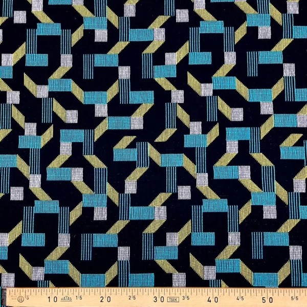 Tissu jacquard laine coton géométrie multi-couleurs - Tissu d'éditeur Tissu jacquard laine coton géométrie multi-couleurs - Tissu d'éditeur