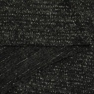 Tissu Maille Polyester Noir Gris Uni Lurex- Coupon 300cm x 150cm