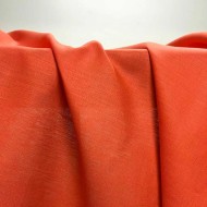 Tissu grande largeur pur lin orange 310cm Tissu grande largeur pur lin orange 310cm