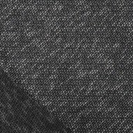 Tissu Maille Chiné Polyester Viscose Noir Effet Moucheté - Coupon 300cm x 160cm