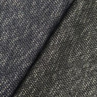 Tissu Maille Chiné Polyester Viscose Noir Effet Moucheté - Coupon 300cm x 160cm