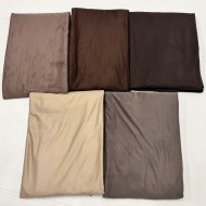 Tissu Suédine Foil Beige Uni Effet Brillant - Coupon 300cm x145cm