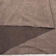 Tissu Suédine Polyester Élasthanne Taupe Uni - Coupon 300cm x145cm
