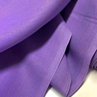 Tissu grande largeur pur lin violet 310cm Tissu grande largeur pur lin violet 310cm