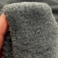 Tissu Polaire Polyester Anthracite Clair Uni- Coupon 170cm x 200cm