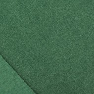 Tissu Laine Polyester Bouilli Vert Uni- Coupon 150cm x 300cm