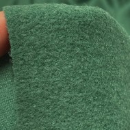 Tissu Laine Polyester Bouilli Vert Uni- Coupon 150cm x 300cm