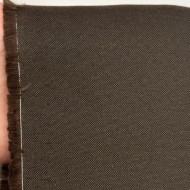 Tissu Coton Viscose Brun Foncé Uni - Haute Couture