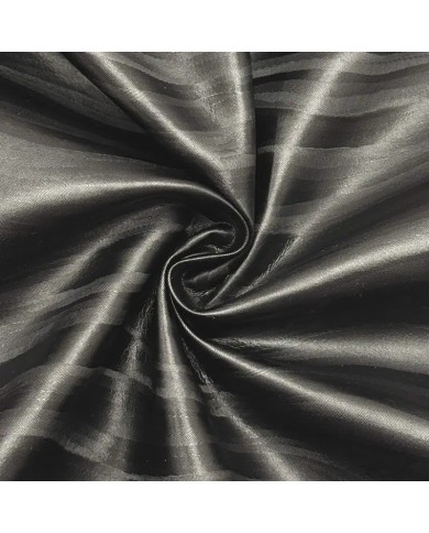Tissu Polyuréthane Souple Effet Vagues Anthracite