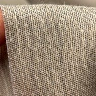 Tissu Laine Épaisse Structuré Aspect Naturel Chiné Beige Sable