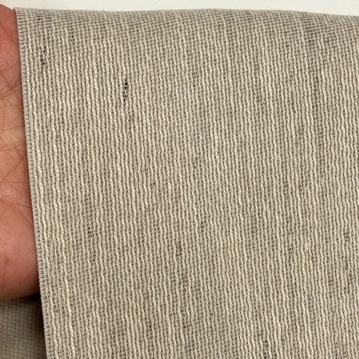 Tissu Laine Épaisse Structuré Aspect Naturel Chiné Beige Sable