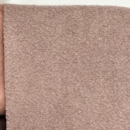 Tissu Laine Polyester Bouillie Aspect Bouclette Rose Taupe Uni
