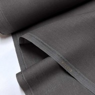 Tissu grande largeur pur lin gris anthracite Tissu grande largeur pur lin gris anthracite