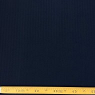 Tissu lainage à rayure bleu uni Tissu lainage à rayure bleu uni