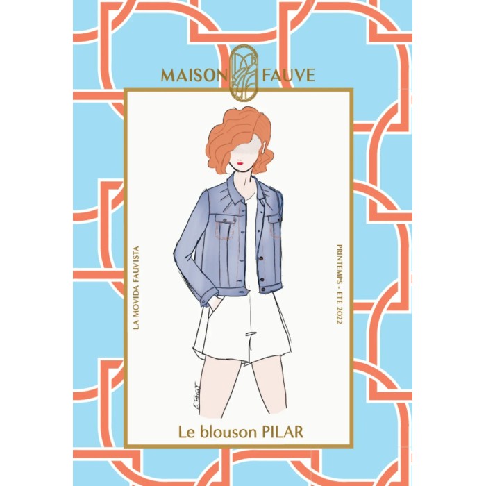 Patron couture Blouson : Pilar - Maison FAUVE Patron couture Blouson : Pilar - Maison FAUVE