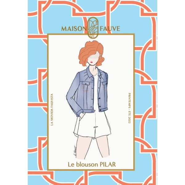 Patron couture Blouson : Pilar - Maison FAUVE Patron couture Blouson : Pilar - Maison FAUVE