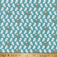 Tissu coton imprimé Mahol turquoise Tissu coton imprimé Mahol turquoise