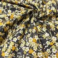 Tissu coton imprimé Japon peanut noir Tissu coton imprimé Japon peanut noir