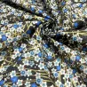 Tissu coton imprimé Japon peanut bleu Tissu coton imprimé Japon peanut bleu