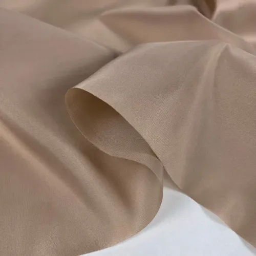 Tissu polyester Doublure crème uni