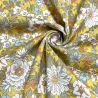 Tissu coton imprimé Lolita Jaune Tissu coton imprimé Lolita Jaune