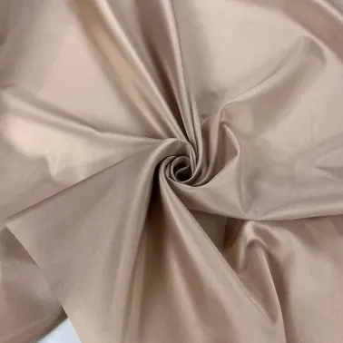 Tissu polyester Doublure crème uni