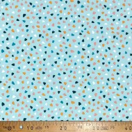 Tissu coton imprimé Amour bleu ciel Tissu coton imprimé Amour bleu ciel