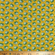 Tissu coton imprimé Quito Jaune Tissu coton imprimé Quito Jaune