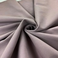 Tissu coton stretch mauve uni