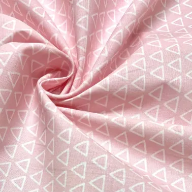 Tissu coton imprimé Nasua rose