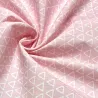 Tissu coton imprimé Nasua rose Tissu coton imprimé Nasua rose