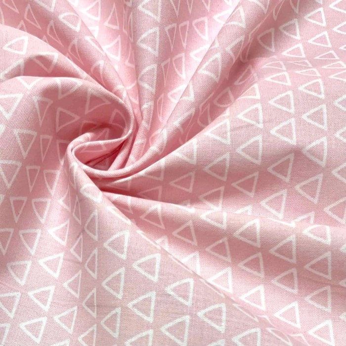 Tissu coton imprimé Nasua rose Tissu coton imprimé Nasua rose