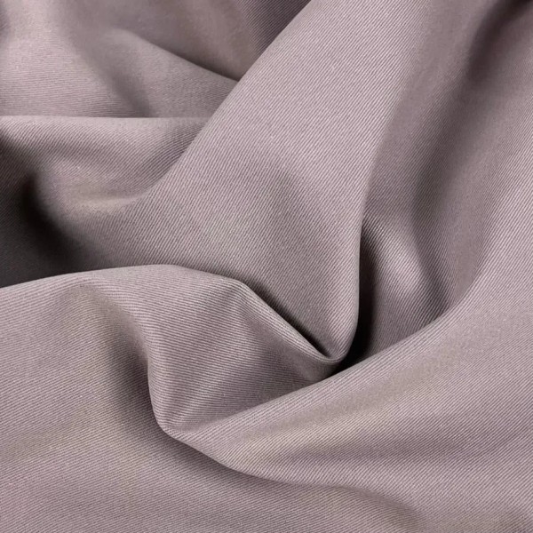 Tissu coton stretch mauve uni Tissu coton stretch mauve uni