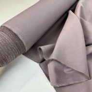 Tissu coton stretch mauve uni
