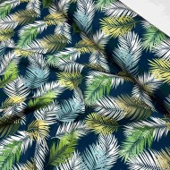 Toile outdoor déperlante Feuille fine bleu vert Toile outdoor déperlante Feuille fine bleu vert