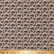 Tissu viscose Arc en ciel gris