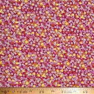 Tissu viscose Petunia rouge