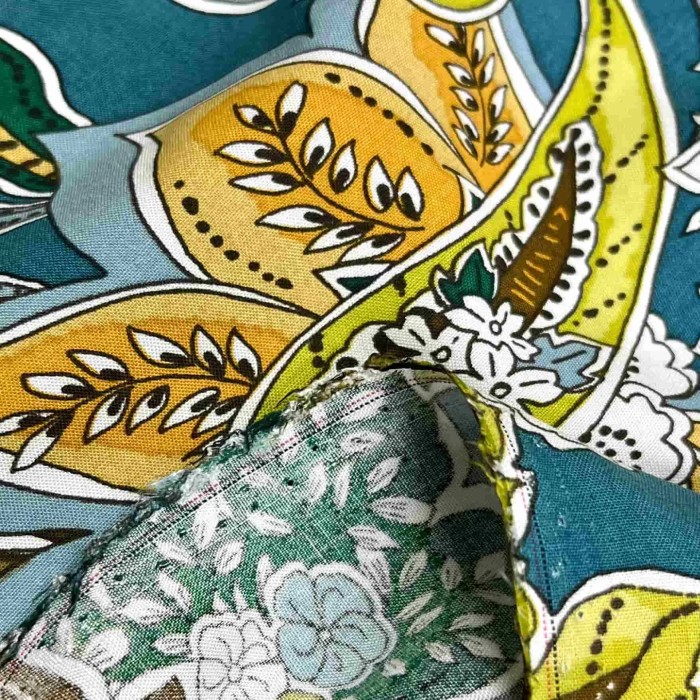 Tissu viscose Kali émeraude