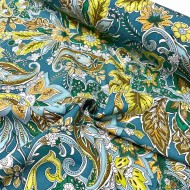 Tissu viscose Kali émeraude