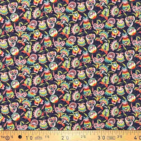 Tissu viscose India océan pink Tissu viscose India océan pink