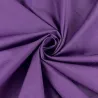 Tissu popeline de coton violet uni Tissu popeline de coton violet uni