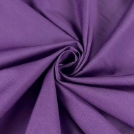 Tissu popeline de coton violet uni Tissu popeline de coton violet uni